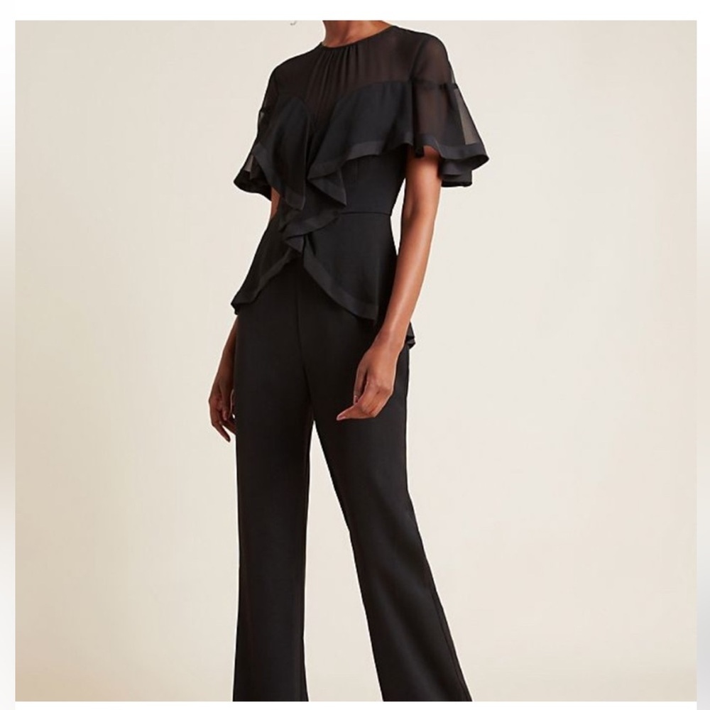 NWT Anthropologie Harlyn Amaris Flutter Sleeved Jumpsuit